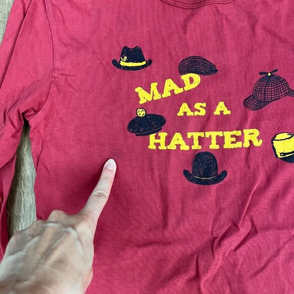 Mini Boden / Warrior Poet Mad Hatter Tie T-Shirt Bundle Sz 9-10 - Picture 2 of 10